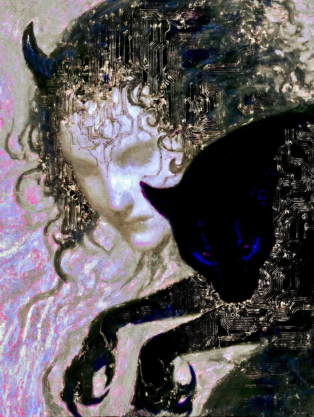 the black cat